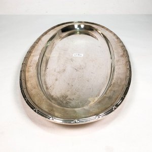 Fuente Oval Metálica Estilo Americano 50 x 26 cm - imagen 2