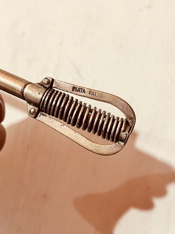 Bombilla Higiénica Curva de Plata - imagen 4