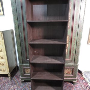 Estantería Moderna Simil Madera Oscura - imagen 1
