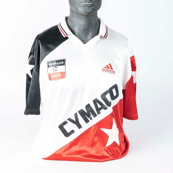 Camiseta de Huracán Buceo de utilería marca adidas N°14 utilizada a principio de los 90´ - imagen 1