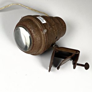 Lote siguiente: Lámpara Vintage Art Decó Metálica con Clip