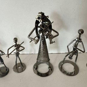 9 Adornos de Metal Pulido de Orquesta Sinfónica - imagen 3