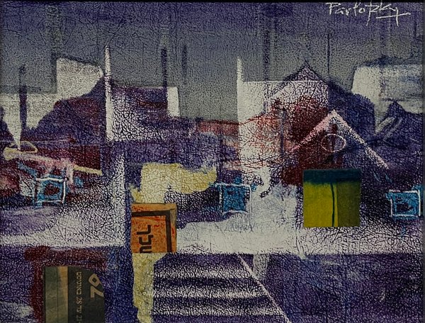 Obra "Fachada" de Raúl Pavlotzky - Técnica Mixta sobre Tela - imagen 1