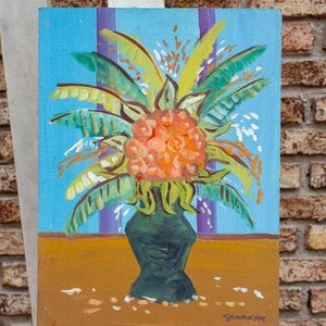 Lote anterior: Flores en Acrílico por Mario Giacoya - 30x40 cm
