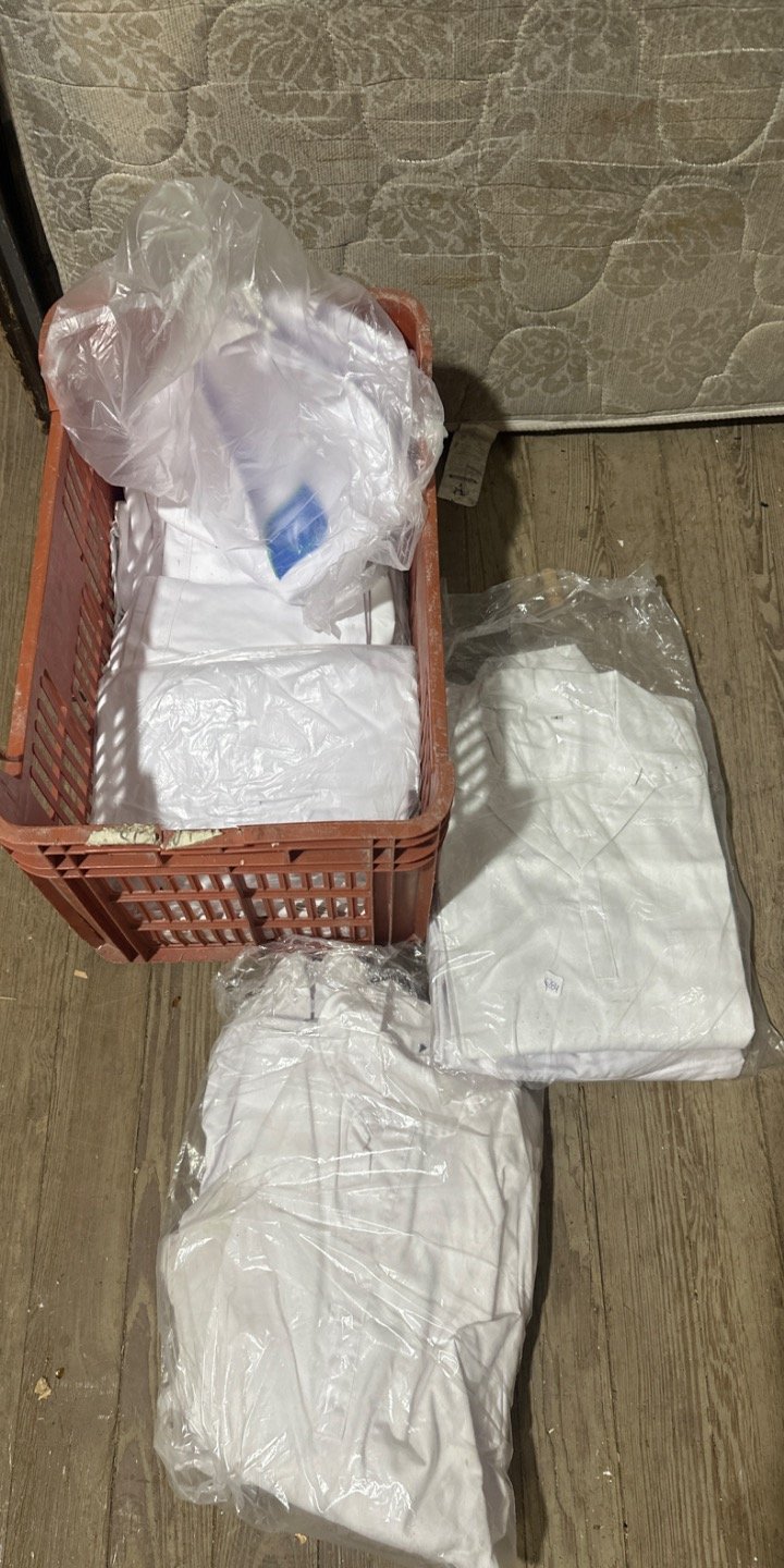 Lote Ropa de Trabajo Blanca