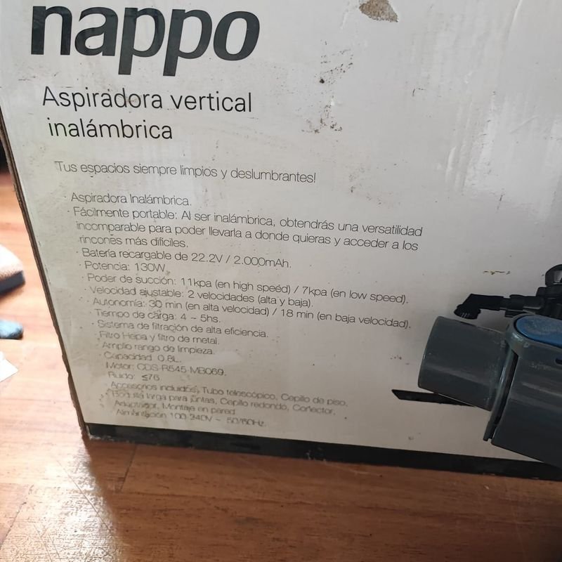Aspiradora inalámbrica Nappo, funciona - imagen 4