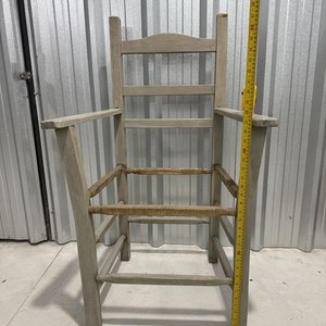 Par de Sillas Altas Rústicas para Restaurar - imagen 4