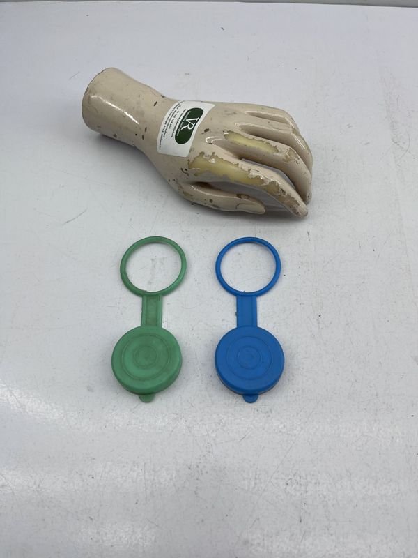 2 Tapones Genéricos para Botella de Leche Pico Fino - imagen 1