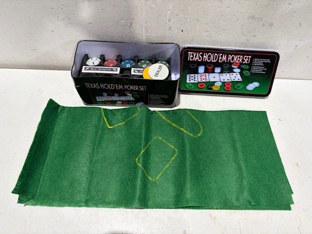 Juego de Póker Texas Hold'em Completo en Lata