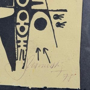 Serigrafía Original de Jaime Nowinski Firmada y Fechada - imagen 4