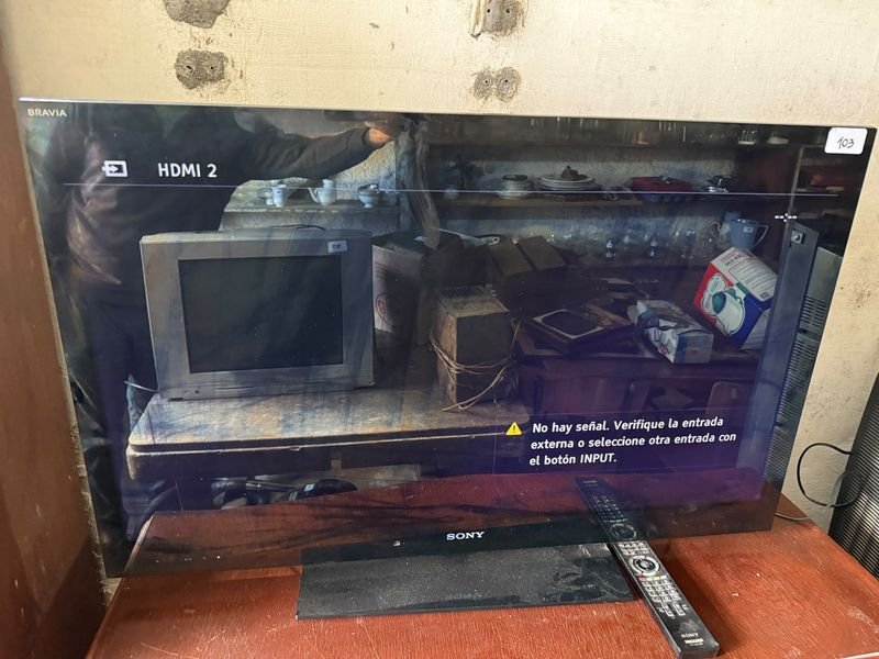 Televisor Sony Bravia con Control Remoto