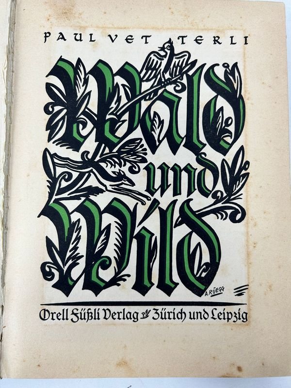 Libro sobre naturaleza y vida silvestre, Bosque y pradera, de Paul von Tschudi - imagen 2