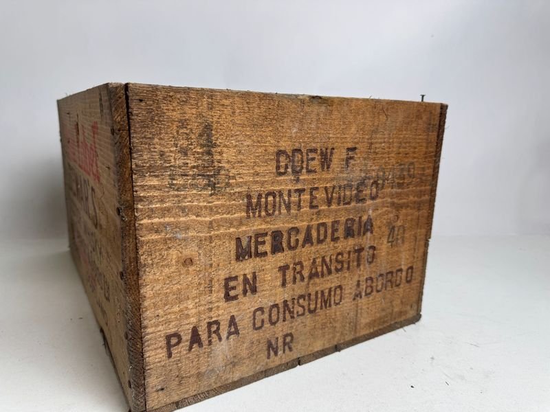 Antiguo cajón con propaganda de WHISKY Dewar's - imagen 5