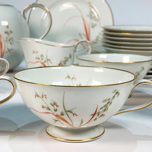 Juego de Porcelana Bavaria Floral para Té y Lunch - imagen 2