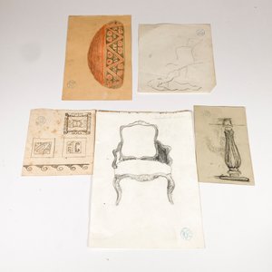 Cinco Dibujos Originales de Juan Carlos Figari - imagen 2