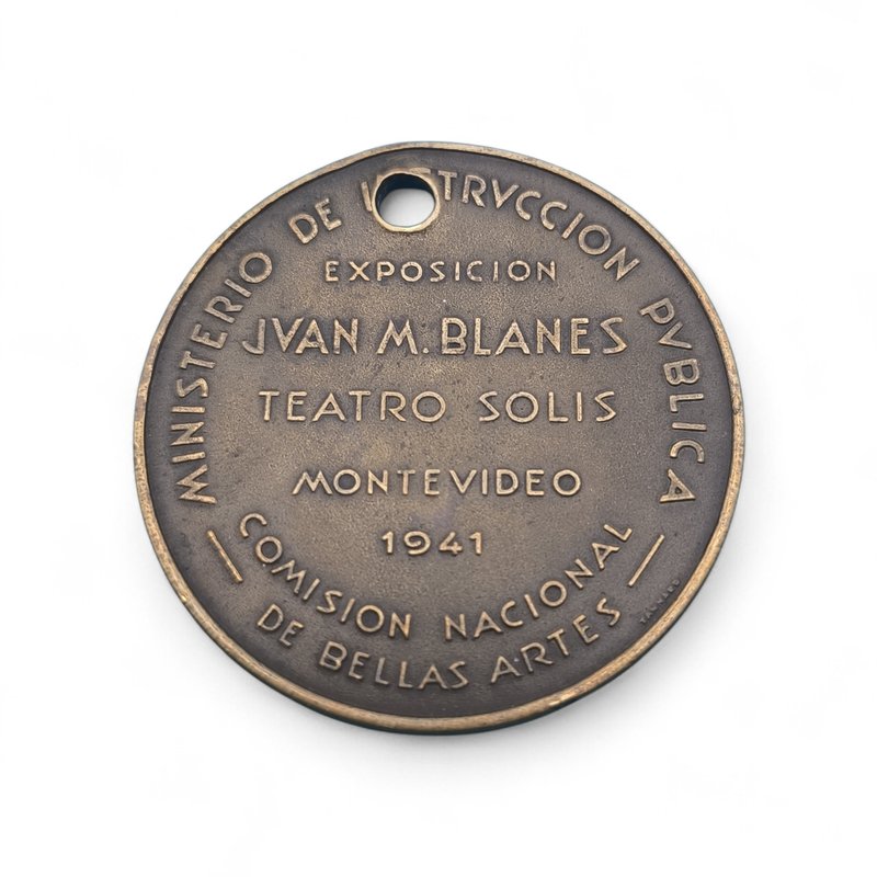 Medalla de Inauguración del Monumento a Juan Manuel Blanes - imagen 2
