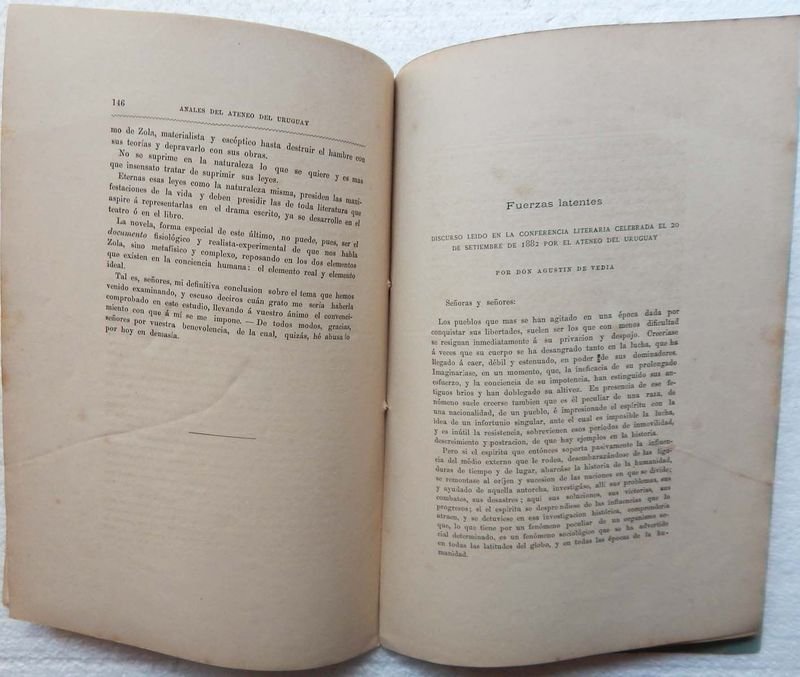 Revista Anales Del Ateneo Del Uruguay, Año II - Tomo III - Octubre, 5 de 1882 - Número 14 - imagen 5