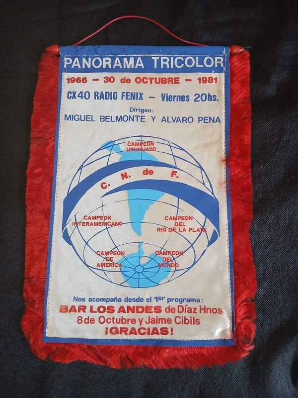 Banderín "Panorama Tricolor" CX 40 Radio Fénix (1966-1981)