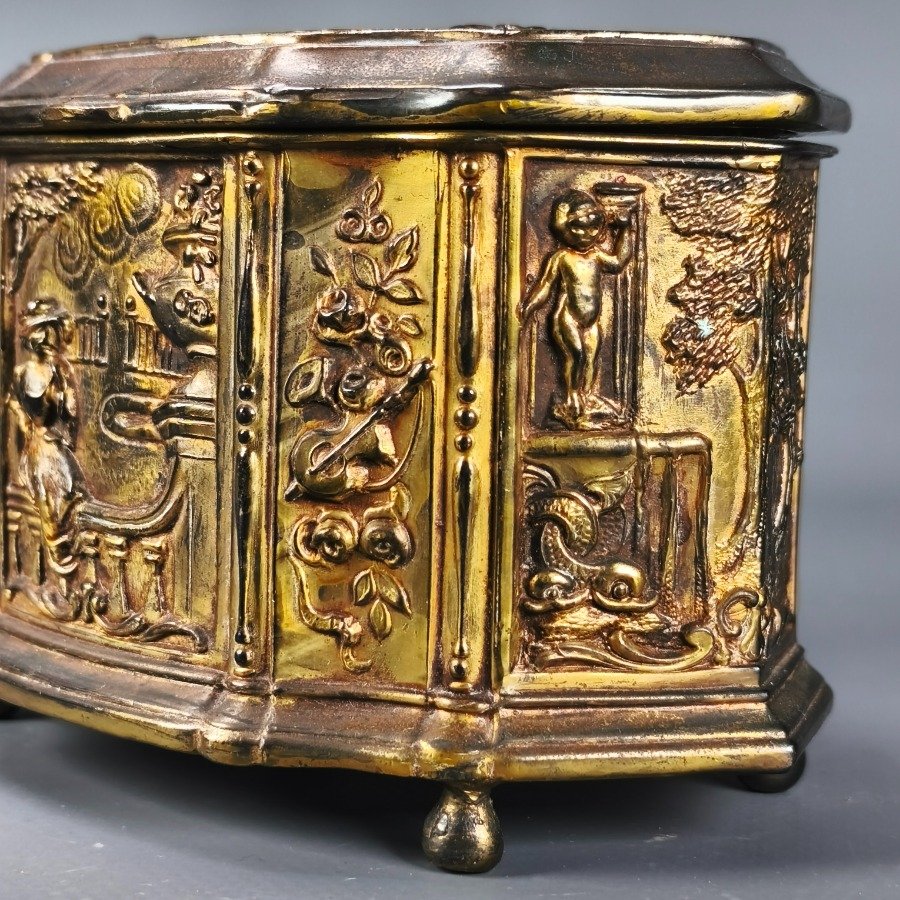 Caja Decorativa en Bronce de Jennings Bros - imagen 5
