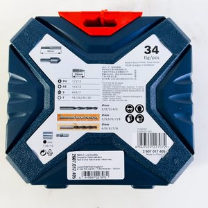 Maletin c/34 ps p/taladrar y atornillar /Bosch x line - imagen 3