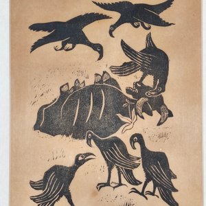 Grabado de Carlos González, Firmado y Fechado 1938 - imagen 5