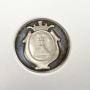 Moneda Conmemorativa Plata 250 Años Fundación Montevideo 1976 - imagen 1