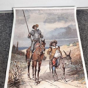 Lote anterior: Reimpresión sobre Lienzo "Don Quijote y Sancho Panza"