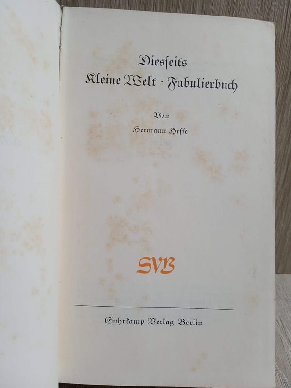 Libro antiguo de Hermann Hesse en alemán - imagen 2