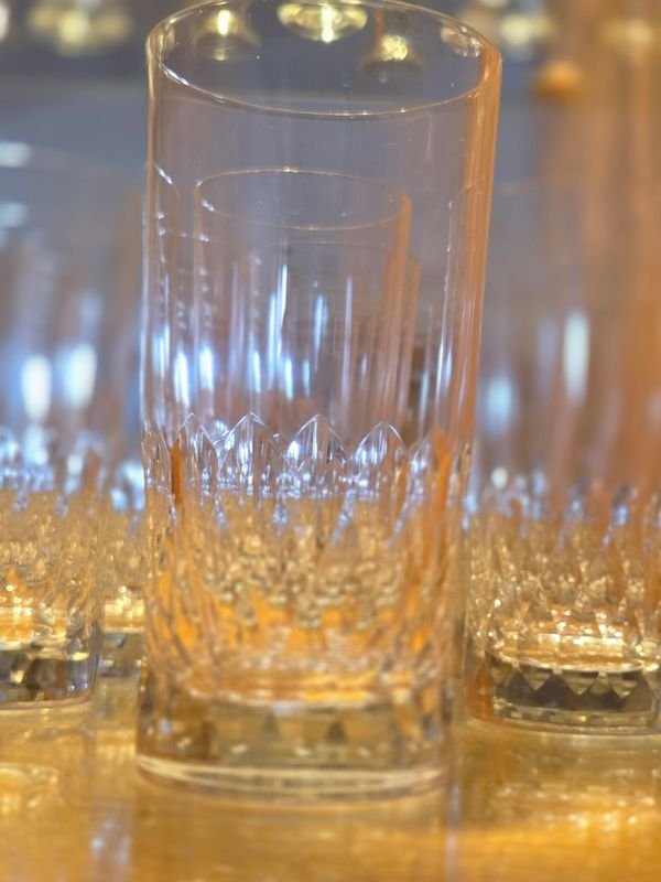 Vasos altos de cristal en excelente condición - imagen 4