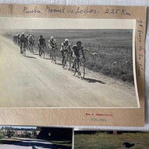 Cantimplora de Aluminio "Tourn" y Fotos de Ciclismo Antiguo - imagen 6