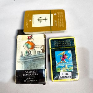 Lote anterior: Dos Mazos de Cartas Oráculo: Apolo y Marsella