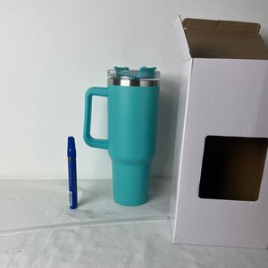 Vaso Térmico Turquesa de 1200 ml con Tapa y Manija - imagen 2