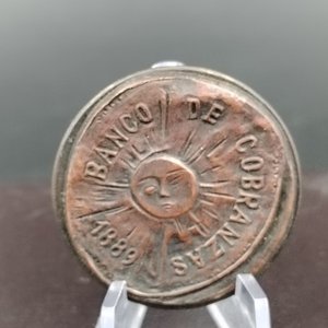 Medalla Banco de Cobranzas 75 Aniversario 1964 por Cabrera - imagen 2