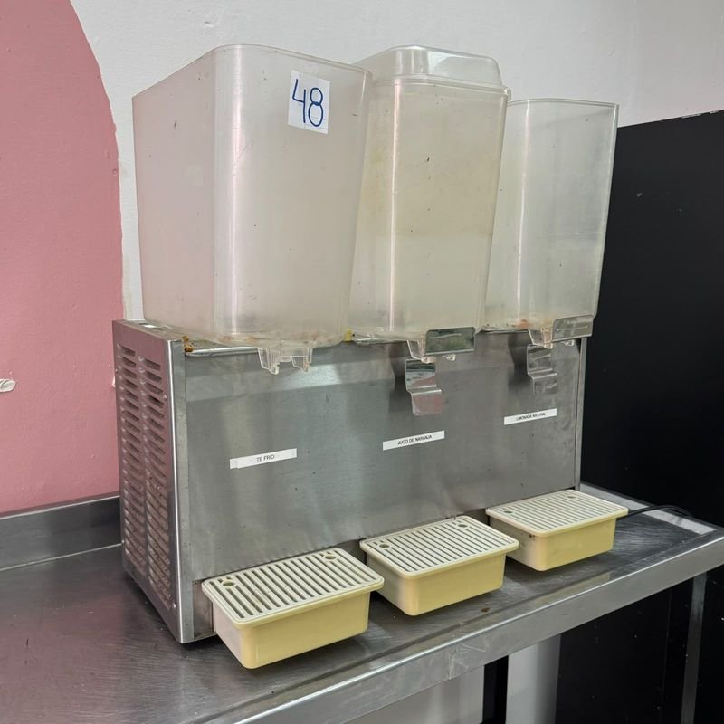 Dispensador de Jugos con 3 Recipientes