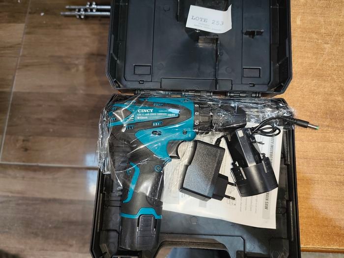 Taladro recargable con baterías de litio y cargador - imagen 5