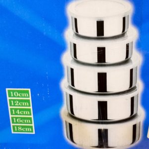 Lote anterior: Tres Juegos de 5 Tapers Acero Inoxidable con Tapa Plástico