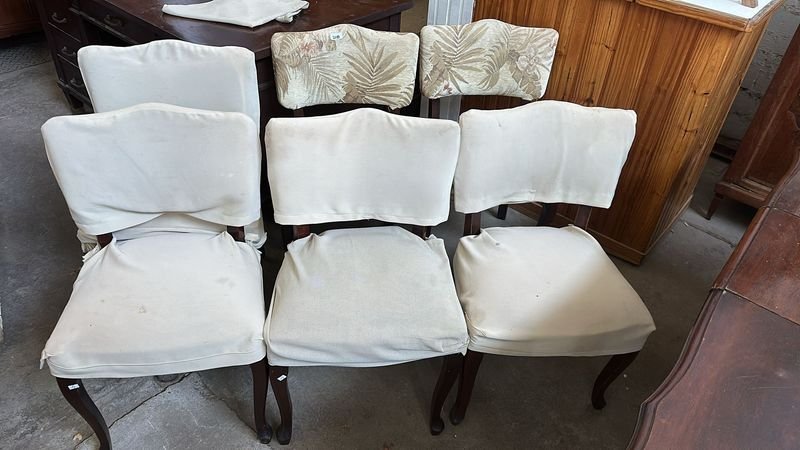 Sillas tapizadas de madera con forro: muebles para hogar - imagen 2