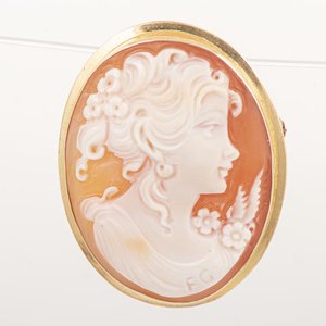Lote anterior: Colgante Prendedor Oro 18k con Camafeo y Firma FG