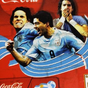 Set de 8 Posavasos Coca-Cola Copa América 2011 y Utensilios Rojos - imagen 5