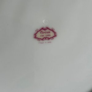 Juego de 6 Platos de Porcelana Orion Fine China - Made in Japan - imagen 5