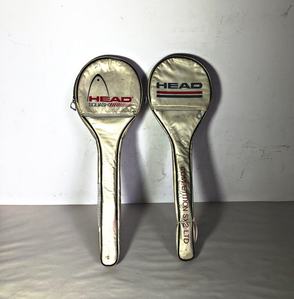 Dos Raquetas de Squash Head Competition S2 LTD con Funda