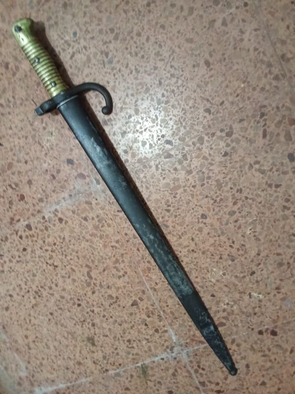 Sable con Vaina y Detalles Dorados