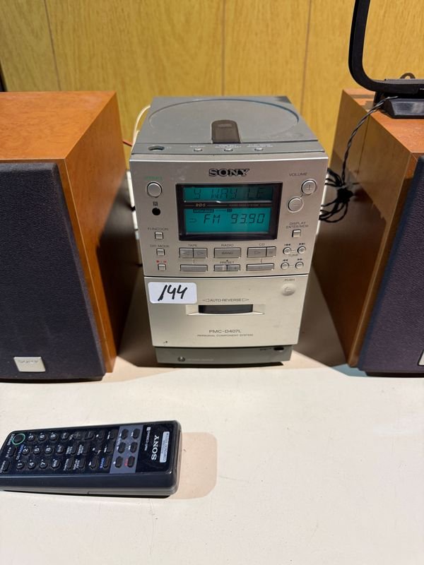 Mini Componente Sony con Subwoofer de los 90s