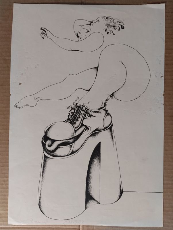 Lote anterior: Dibujo de Alvaro Armesto: Sin Título