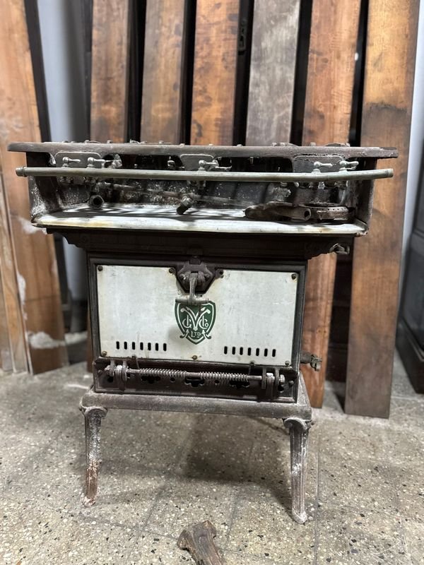 Antigua Cocina en Hierro Fundido y Esmalte para Venta - imagen 3
