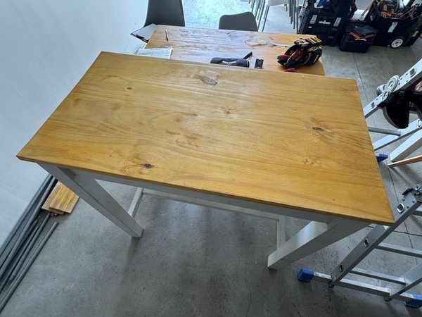 MESA DE OFICINA CON TAPA NATURAL - imagen 2