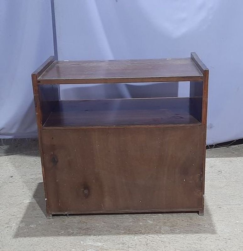 MESA DE TV EN MADERA 2 PUERTAS ESTANTE - imagen 3