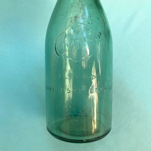 Antigua Botella de leche Conaprole. Altra: 24.5 cm - imagen 6