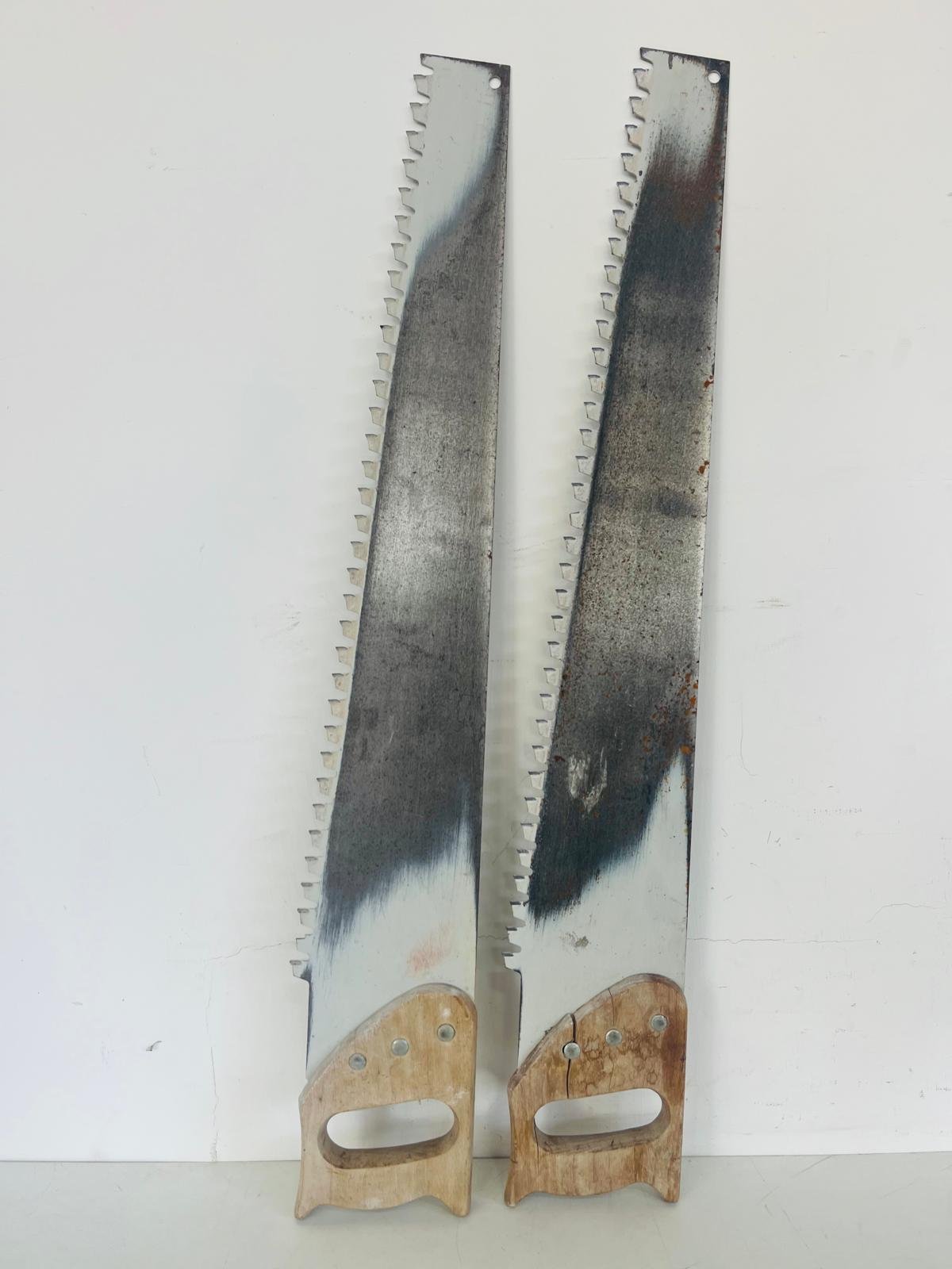 Set de 2 Serruchos Antiguos para Madera