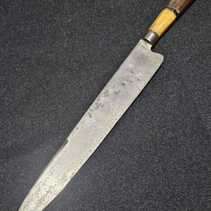 Cuchillo Panian de Cocina o Carnicero, Hoja de 21cm, Mango de Madera y Hueso - imagen 1